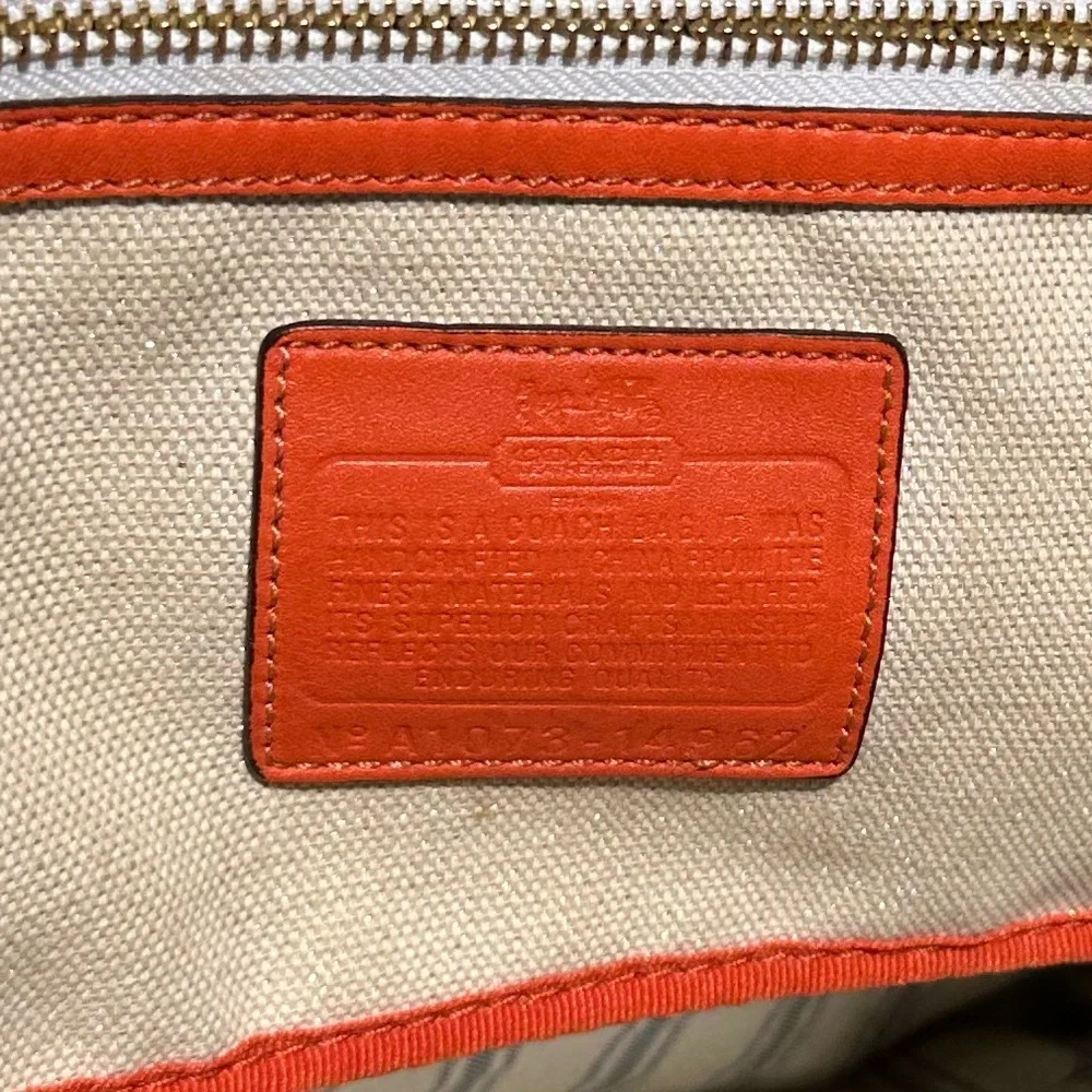 Coach x Pierre Le Tan 14962 Beach Umbrella Canvas Embellish Tote GUC 2010 - Picture 14 of 16